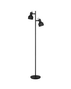 Eglo Lighting - Casibare - 99555 - Black 2 Light Floor Reading Lamp