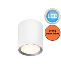 Nordlux - Landon 14 - 2110670101 - LED White Opal IP44 Bathroom Ceiling Flush Light