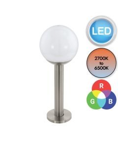 Eglo Lighting - Nisia-Z - 900266 - LED Stainless Steel White IP44 Outdoor Post Light