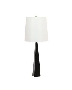 Elstead Lighting - Ascent - ASCENT-TL-BLK-W - Black White Table Lamp With Shade