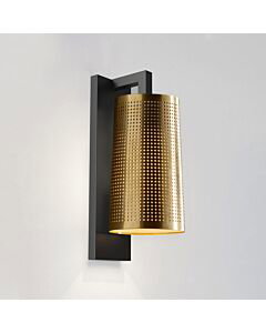 Astro Lighting - Lago - 5018046 & 1297009 - Black Natural Brass IP44 Bathroom Wall Light