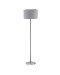 Eglo Lighting - Maserlo - 95173 - Satin Nickel Grey Floor Lamp