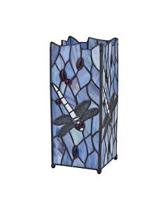 Lancaster - Blue Tiffany Dragonfly Table Lamp