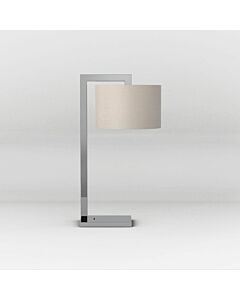Astro Lighting - Ravello - 1222007 & 5016019 - Chrome Putty Table Lamp With Shade