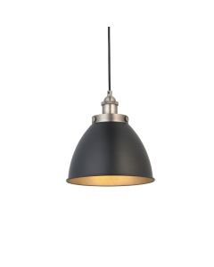 Endon Lighting - Franklin - 98750 - Aged Pewter Black Ceiling Pendant Light