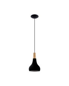 Eglo Lighting - Sabinar - 900161 - Black Wood Ceiling Pendant Light