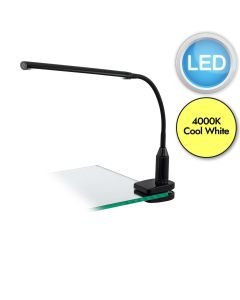 Eglo Lighting - Laroa - 96437 - LED Black Touch Task Clamp Lamp