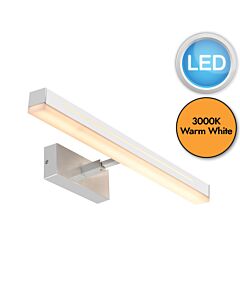 Nordlux - Otis 60 - 2015411033 - LED Chrome IP44 Bathroom Strip Wall Light