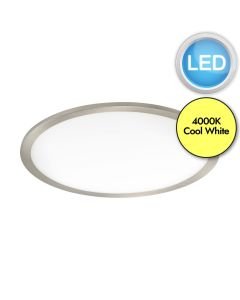 Eglo Lighting - Fueva Flex - 98869 - LED Satin Nickel White Recessed Ceiling Downlight