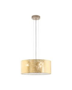 Eglo Lighting - Viserbella - 97644 - Champagne Gold 3 Light Ceiling Pendant Light