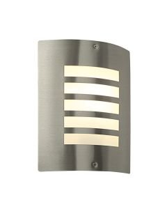 Saxby Lighting - Bianco - St031f - Stainless Steel Opal IP44 Outdoor Bulkhead Light