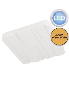 Eglo Lighting - Ferentino - 900611 - LED White Flush Ceiling Light