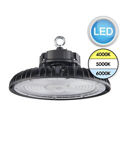 Saxby Lighting - AltumPRO CCT - 111662 - LED Black IP65 Ceiling Pendant Light