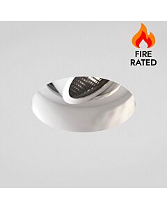 Astro Lighting - Trimless Slimline Round Adjustable 1248019 - Fire Rated Matt White Downlight/Recessed