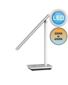 Eglo Lighting - Iniesta - 900956 - LED White Black Touch Task Table Lamp