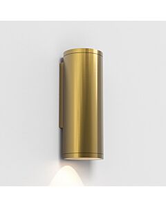 Astro Lighting - Ava - 1428020 - Brushed Brass Clear Glass IP44 Outdoor Wall Washer Light