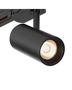 Saxby Lighting - ColtLED Track Head - 101628 - LED Black Clear Ceiling Track Light
