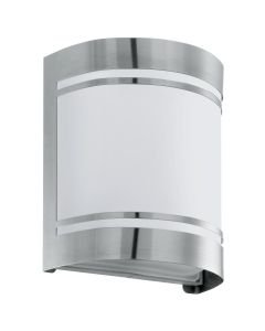 Eglo Lighting - Cerno - 30191 - Stainless Steel White Glass IP44 Outdoor Wall Washer Light