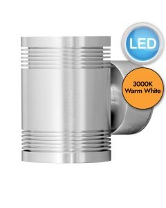 Konstsmide - Monza - 7931-310 - LED Aluminium 12 Light IP54 Outdoor Wall Washer Light