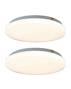 Set of 2 Maybel - Bathroom LED Flush Lights