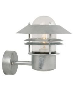 Nordlux - Blokhus - 25011031 - Galvanized Steel Clear Glass IP54 Outdoor Wall Light