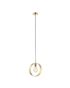 Endon Lighting - Hoop - 81921 - Brushed Brass Ceiling Pendant Light