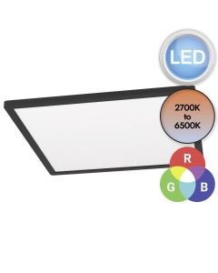 Eglo Lighting - Rovito-Z - 900094 - LED Black White Flush Ceiling Light