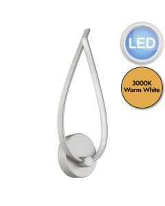 Eglo Lighting - Palozza 1 - 98889 - LED Satin Nickel White Wall Light