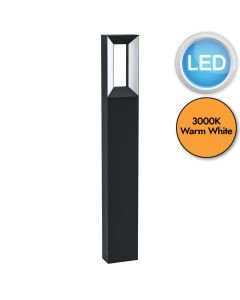 Eglo Lighting - Riforano - 98728 - LED Black White 2 Light IP54 Outdoor Post Light