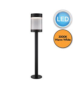 Nordlux - Coupar - 2518228003 - LED Black Opal IP44 Touch Solar Outdoor Post Light