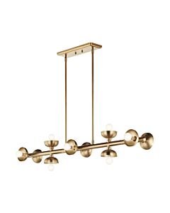 Kichler Lighting - Palta - KL-PALTA-LP10-CPZ - Light Bronze 10 Light Bar Ceiling Pendant Light