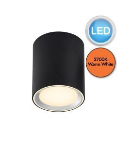 Nordlux - Fallon Long - 47550103 - LED Black Flush Ceiling Light