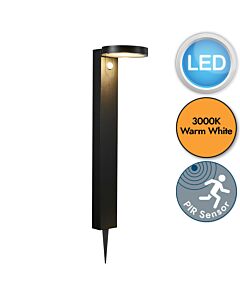 Nordlux - Rica Round - 2118158003 - LED Black IP44 Solar Outdoor Spike Light