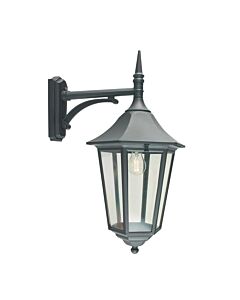 Norlys Lighting - Valencia Grande - VG2-BLACK - Black Clear IP54 Outdoor Wall Light
