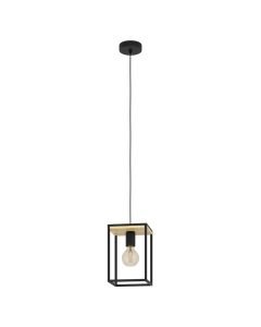 Eglo Lighting - Libertad - 99795 - Black Wood Ceiling Pendant Light