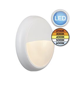 Saxby Lighting - Saxby HeroULTRA - 113961 & 113967 - LED White Opal IP65 Outdoor Sensor Bulkhead Light