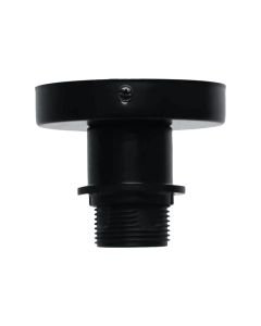 Cassidy - Black E27 Flush Mount Ceiling Light for Easy Fit Shades