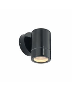 Saxby Lighting - Odyssey - St5009bk - Black Clear Glass IP65 Outdoor Wall Washer Light
