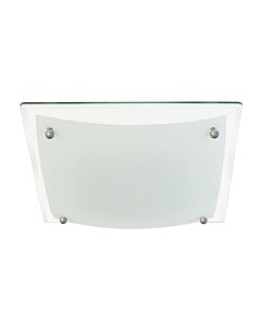 Glacier - Two Tone Glass Flush Ceiling Light