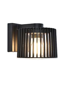Lutec - Shyne - 5197501012 - Black Clear Glass IP54 Outdoor Wall Washer Light