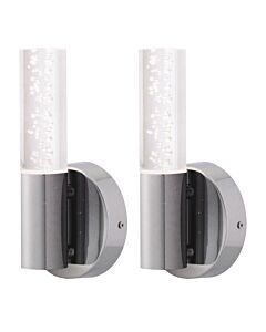 Set of 2 Orin - Bathroom Wall Light with Bubble Details