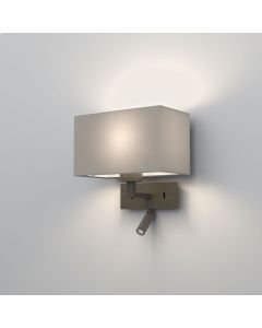 Astro Lighting - Park Lane Reader LED 1080051 & 5001017 - Bronze Reading Light with Putty Shade