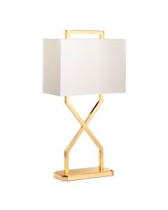 Elstead Lighting - Cross - CROSS-TL-IVORY - Gold Ivory Table Lamp With Shade