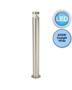 Saxby Lighting - Pyramid - 92534 - LED Stainless Steel Clear IP44 Tall Outdoor Post Light