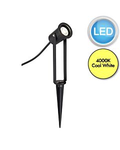 Saxby Lighting - Picco Mini - 95206 - LED Black Clear Glass IP65 4000k Outdoor Spike Light