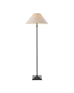 Endon Lighting - Lille - 117830 - Black Natural Floor Lamp
