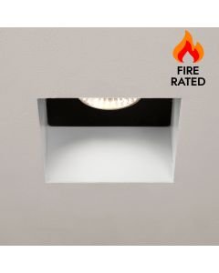 Astro Lighting - Trimless Square Fixed 1248005 - IP65 Fire Rated Matt White Downlight/Recessed Spot Light