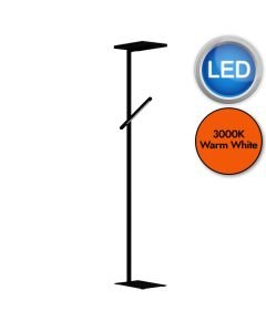 Eglo Lighting - Carboneras - 99822 - LED Black Clear 6 Light Touch Mother & Child Floor Lamp