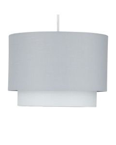 Grey Ombre 2 Tier Ceiling Light Shade