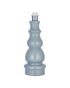 Endon Lighting - Provence - 100166 - Blue Grey Satin Nickel Ceramic Base Only Table Lamp